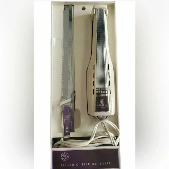 Vintage GE electric slicing knife with holder - Picture 1 of 4